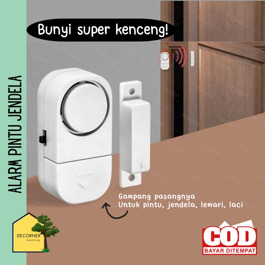 Jual Alarm Pintu Jendela Rumah Anti Maling Dengan Sensor Gerak Bunyi