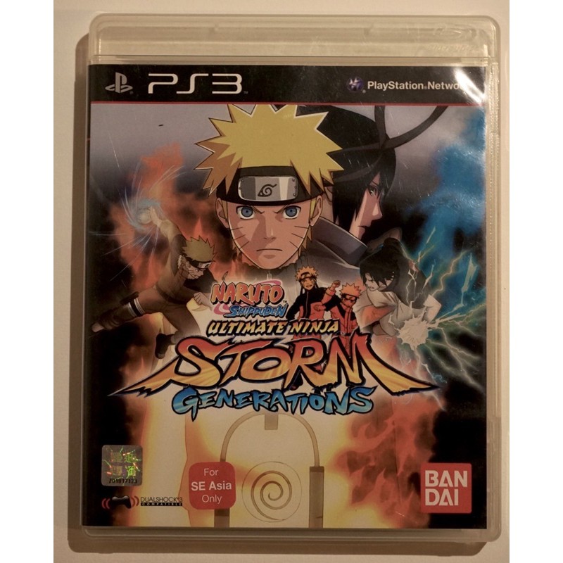 Jual NARUTO ULTIMATE NINJA STORM PS3 DISC KASET SECOND BLURAY ORI