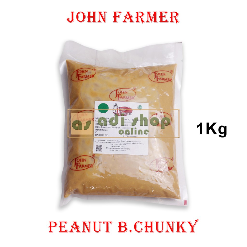 Jual Selai Kacang John Farmer Kg Peanut Butter Chunky John Farmer