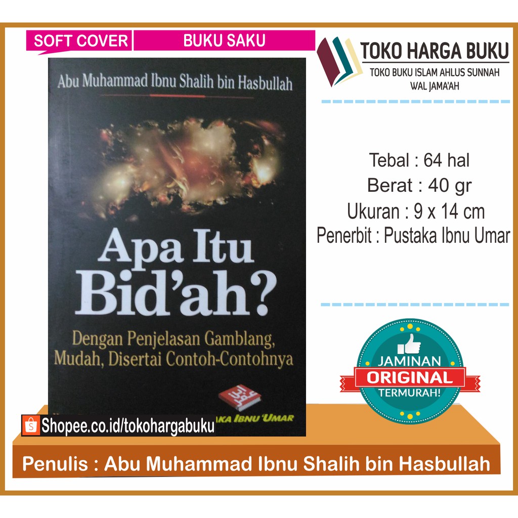 Jual Apa Itu Bidah Pustaka Ibnu Umar Shopee Indonesia