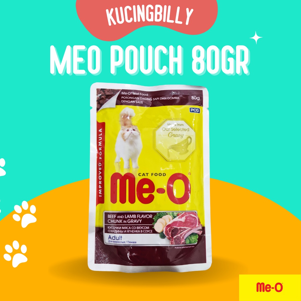 Jual Meo Pouch 80gr Sachet Saset Makanan Kucing Basah Me O Shopee