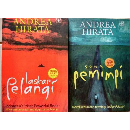 Jual Novel Andrea Hirata Laskar Pelangi Sang Pemimpi Shopee