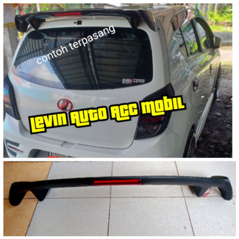 Jual Spoiler Ayla Agya Model Mugen Dengan Lampu Shopee Indonesia