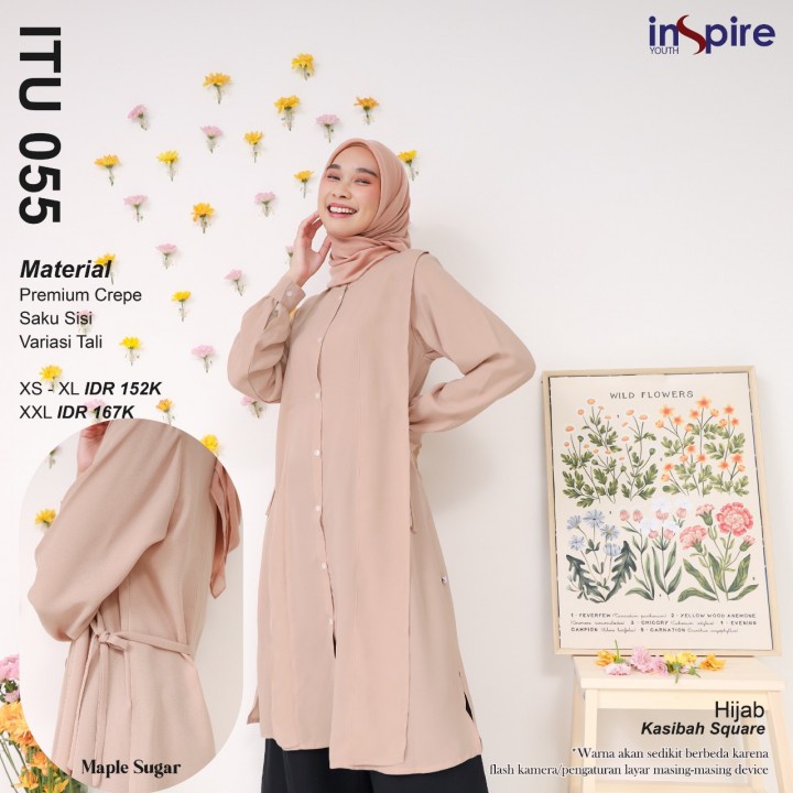 Jual Tunik Atasan Wanita ITU 055 Inspire Youth Shopee Indonesia