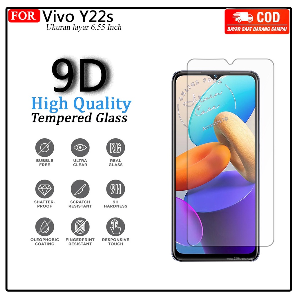 Jual Promo Tempered Glass Vivo Y22s Y22 Y02s Y22e Y77e Anti Gores Kaca