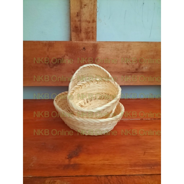 Jual Keranjang Kecil Sedang Besar Anyaman Bambu Hampers Parcel Souvenir