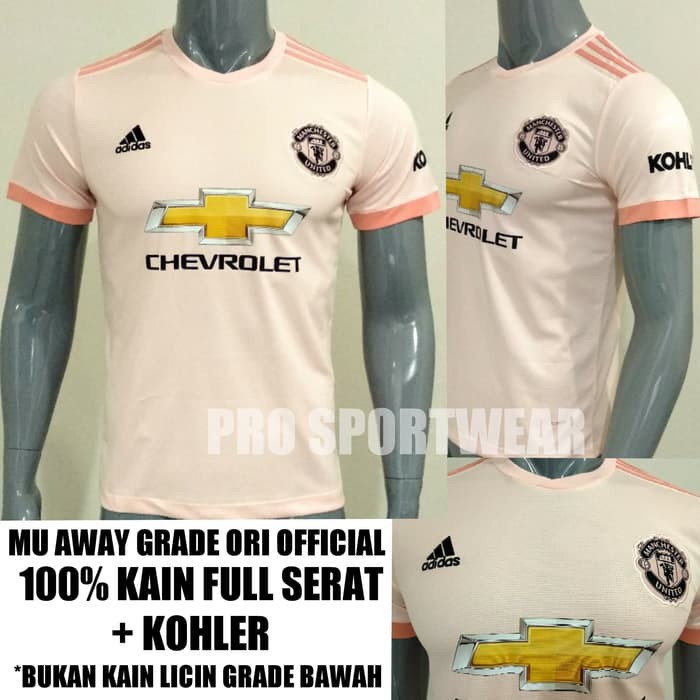 Jual Jersey Bola Manchester United Away Grade Ori Kualitas