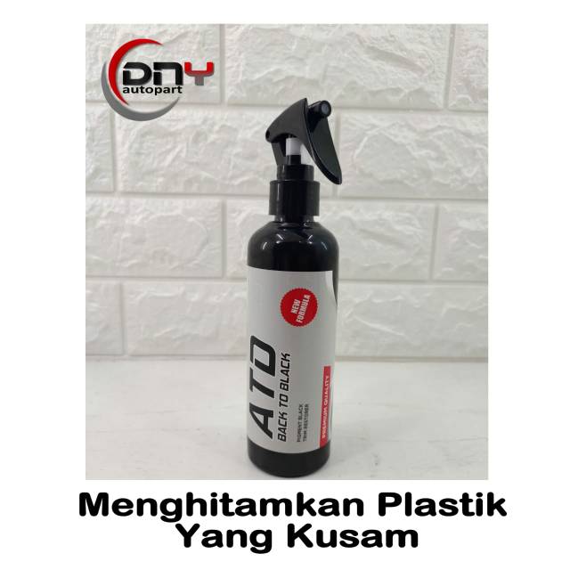 Jual Atd Back To Black Cairan Penghitam Plastik Dashboard Mobil