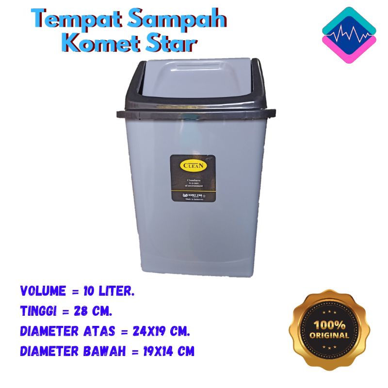 Jual Tempat Sampah Komet Star Liter Shopee Indonesia