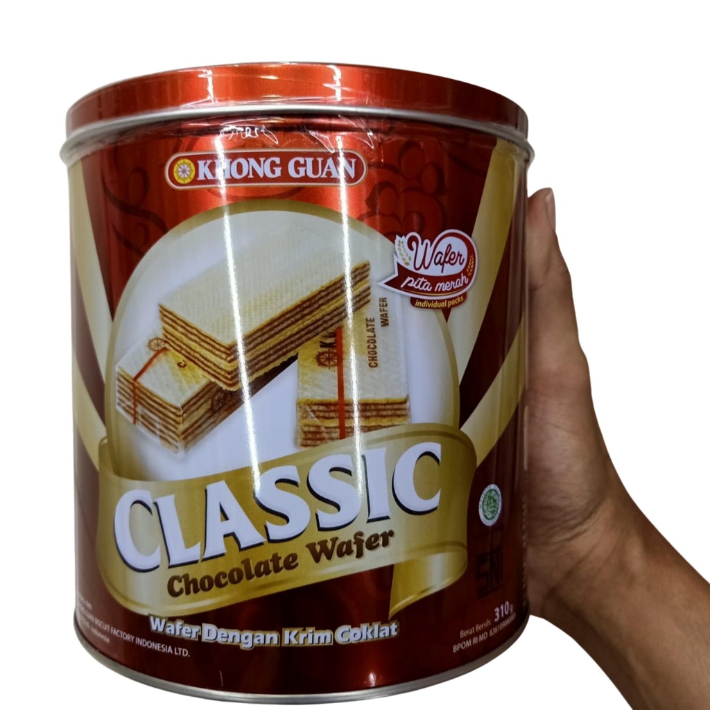 Jual Khong Guan Wafer Legenda Classic Gr Coklat Kaleng Biskuit Kue