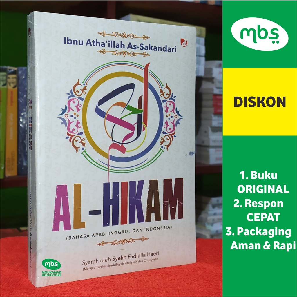 Jual Buku Al Hikam Bahasa Arab Inggris Dan Indonesia Ibnu Athaillah