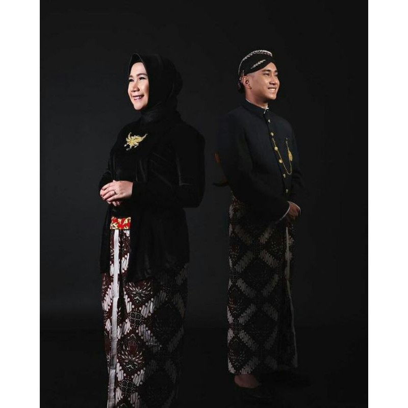 Jual Baju Beskap Kebaya Set Lengkap Bros Jarik Blangkon Kamus Lontong