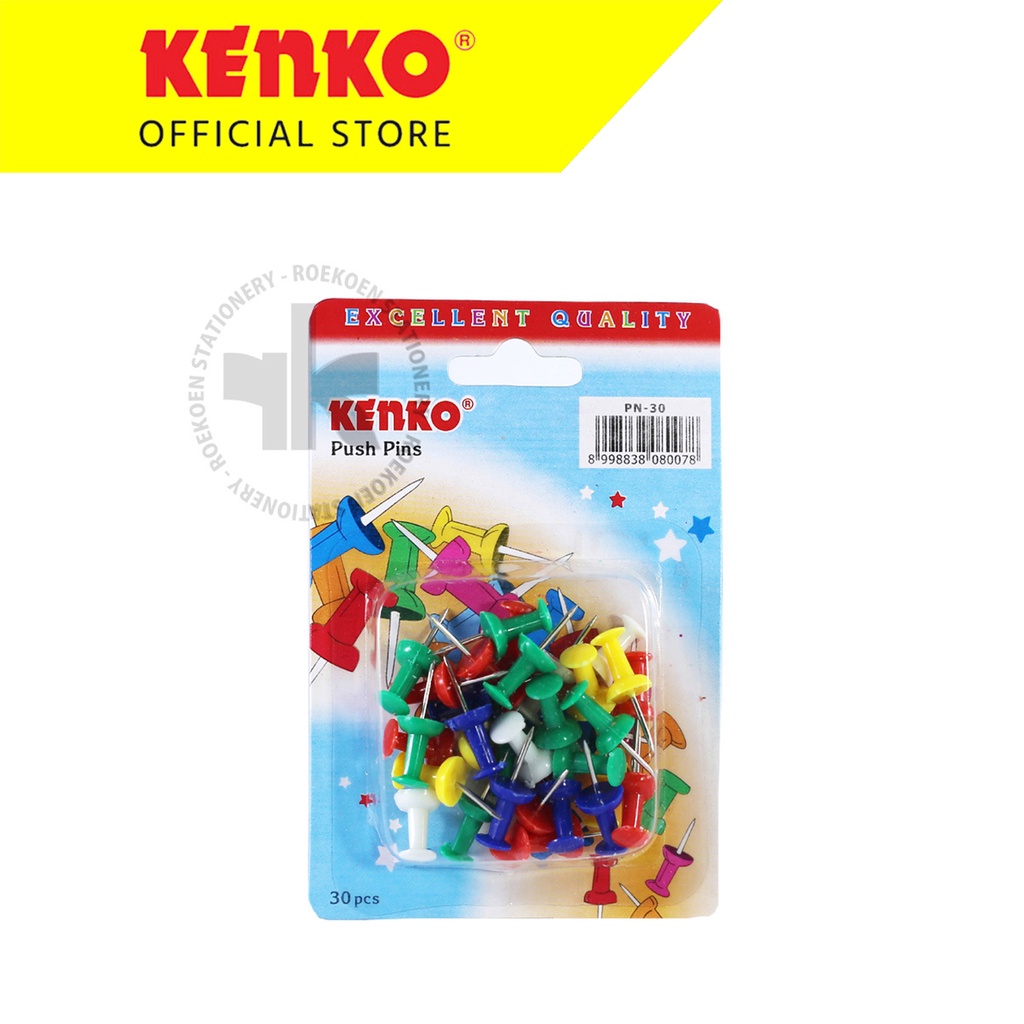 Jual Kenko Push Pin Solid PN 30 Blister Pack Shopee Indonesia