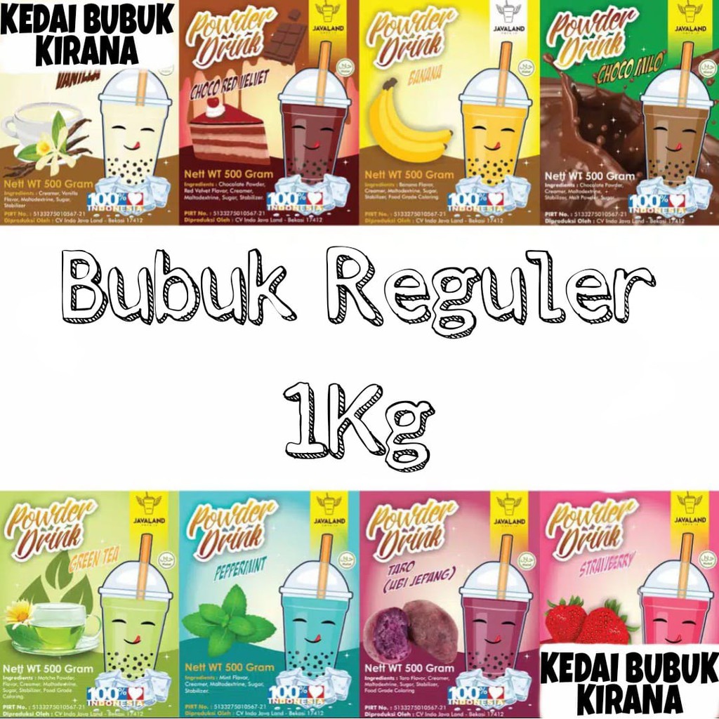 Jual Javaland Bubuk Minuman Serbuk Minuman Powder Drink Bubuk Rasa