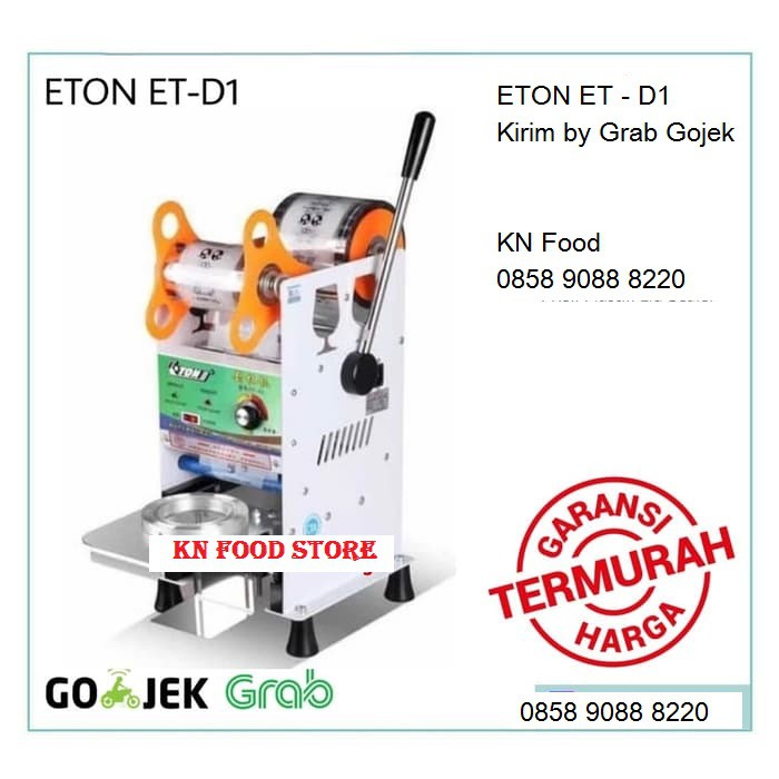 Jual MESIN PRESS CUP SEALER ETON ETD1 ET D1 GELAS 12 22OZ Shopee