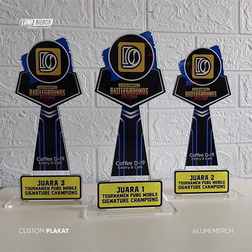 Jual Plakat Piala Trophy Piagam E Sports Akrilik 20x10cm 8mm