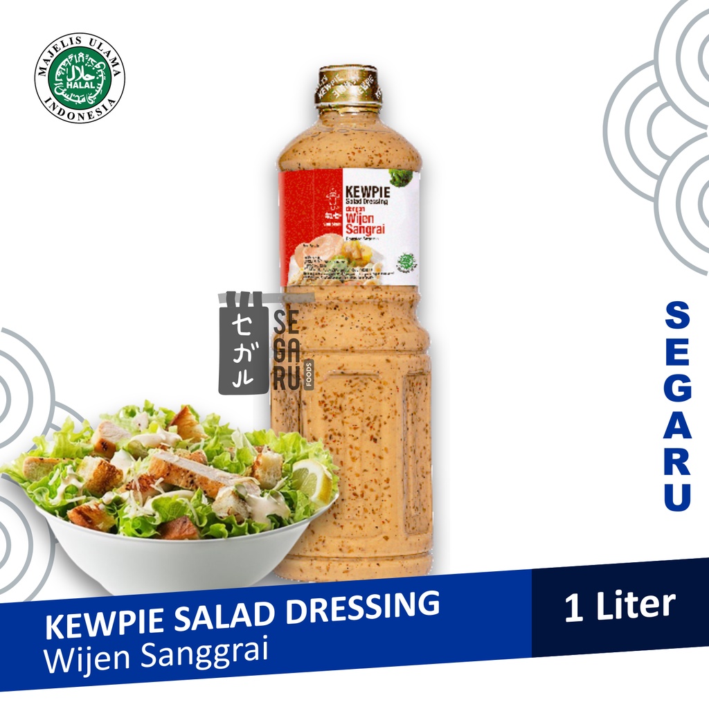 Jual Kewpie Salad Dressing Roasted Sesame Wijen Sangrai Liter