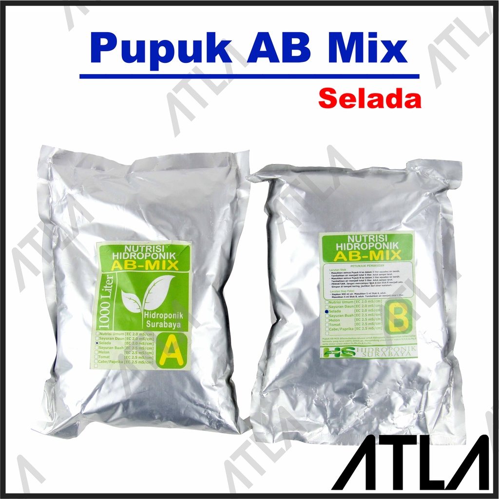 Jual Pupuk Nutrisi Selada 5L AB Mix Hidroponik Tanaman Sayur Sayuran