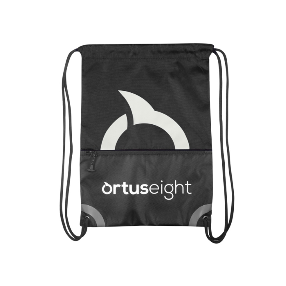 Jual Ortuseight Tas Serut String Bag Black White Ortus Original