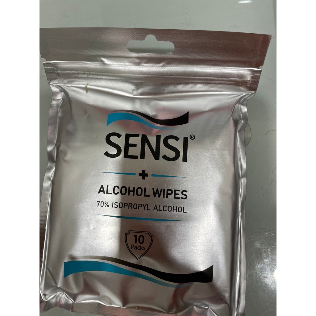 Jual Sensi Alcohol Wipes Isi Pcs Shopee Indonesia