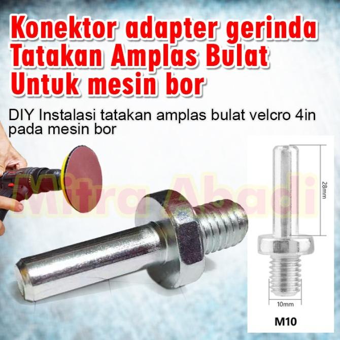 Jual Konektor Adapter Gerinda Gurinda Tatakan Amplas Bulat For Mesin