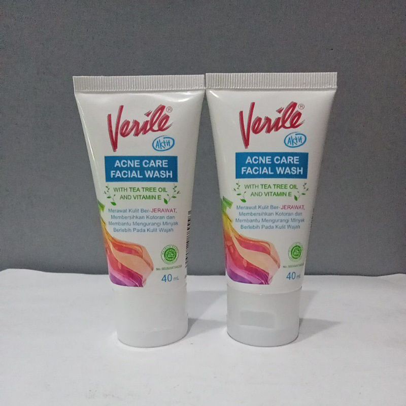 Jual Verile Acne Care Facial Wash Ml Shopee Indonesia