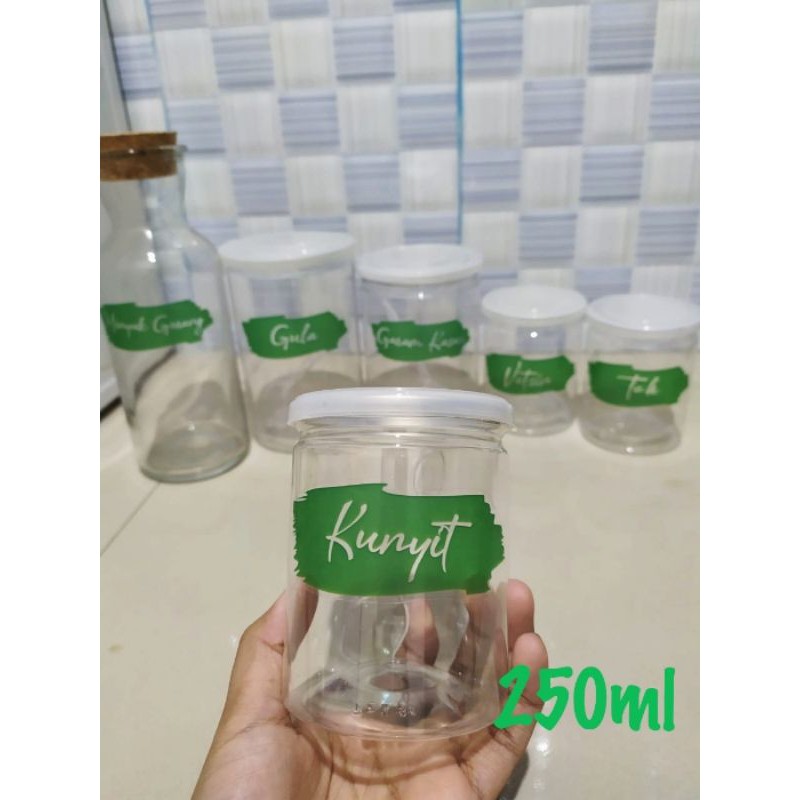 Jual Toples Bumbu Dapur Ml Free Label Dan Sendok Shopee Indonesia