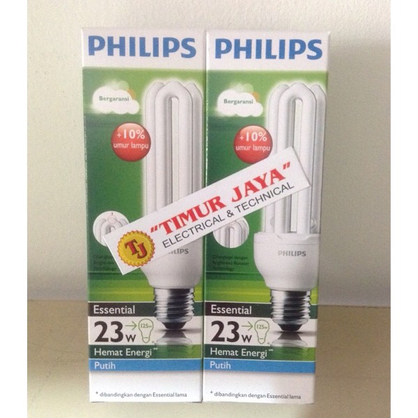 Jual Lampu Philips Essential 23 Watt 23watt Bohlam Philips Lampu