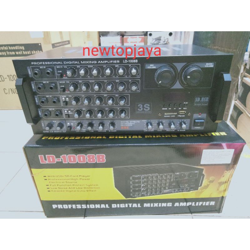 Jual Power Amplifier Karaoke LD 1008B BLUETOOTH Shopee Indonesia