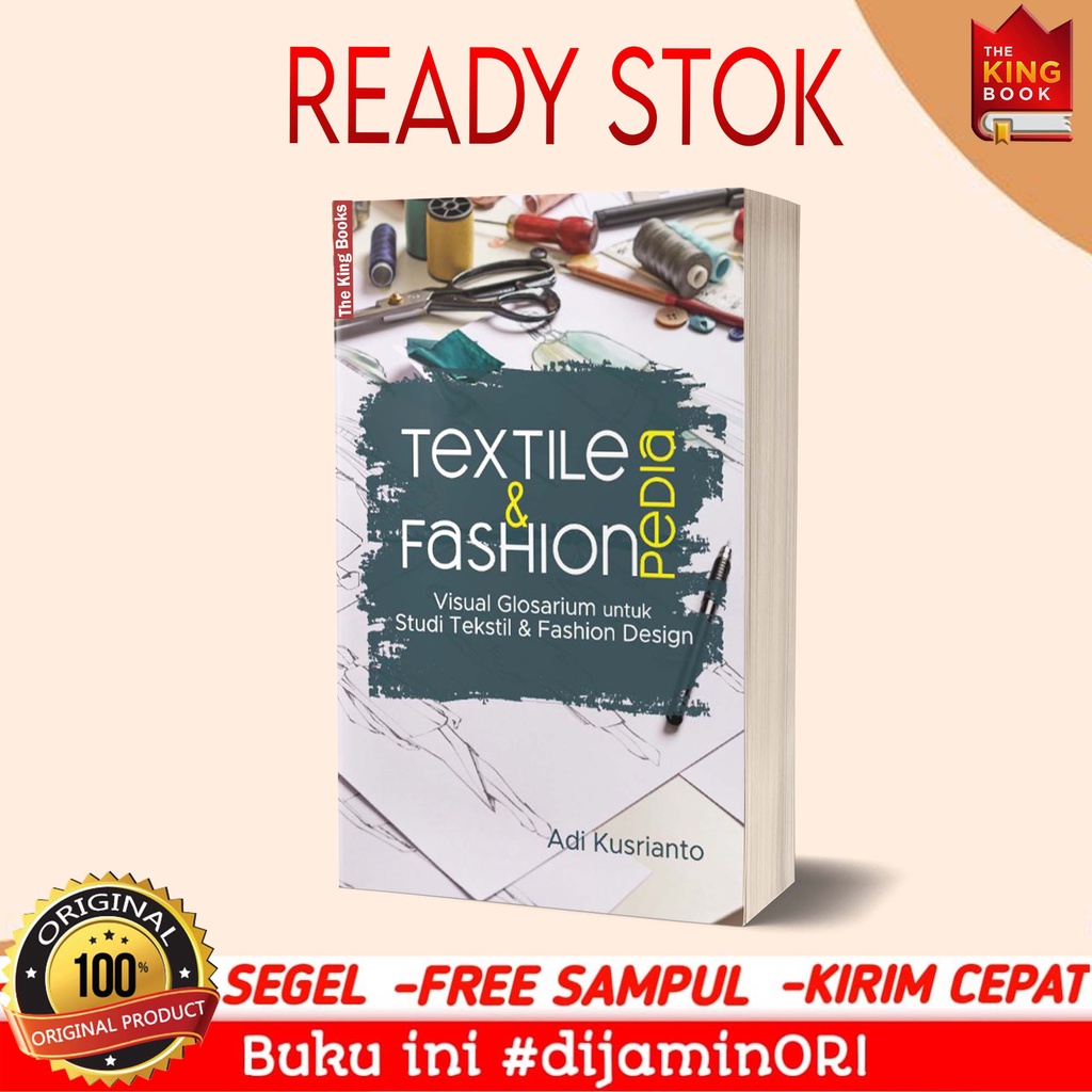 Jual Buku TextilePedia FashionPedia Visual Glosarium Untuk Studi