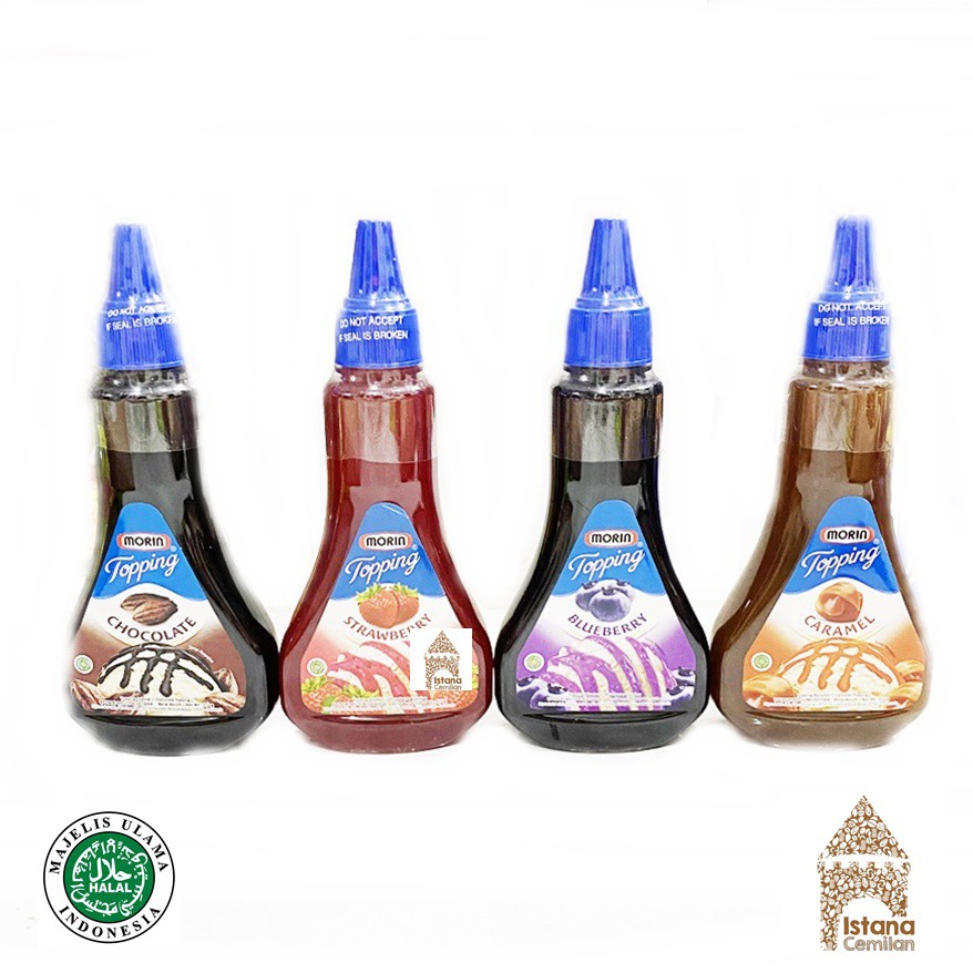 Jual Selai Morin Topping Sauce Caramel Chocolate Strawberry