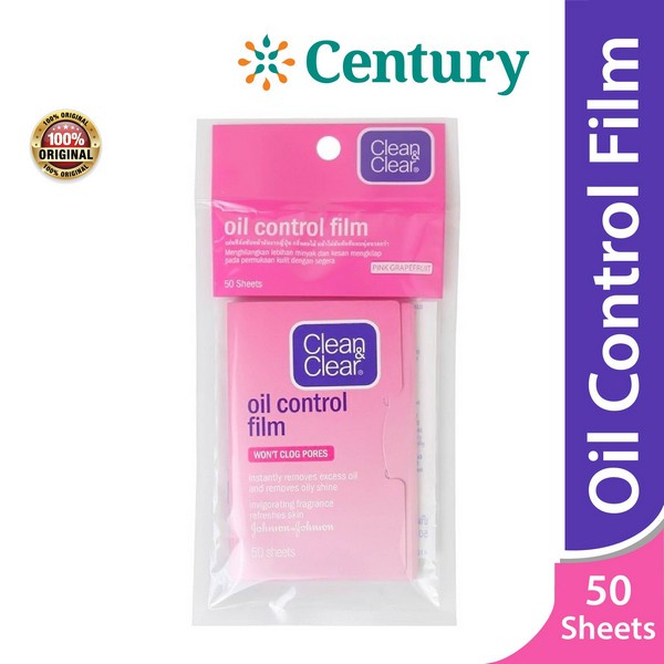 Jual Clean Clear Oil Control Film Pink Lembar Kertas Minyak Face