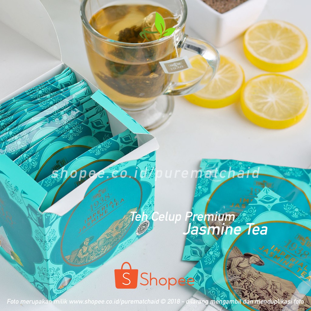 Jual Tong Tji IMPERIAL JASMINE TEA 1tb Kemasan Sampel Pyramid Teabag