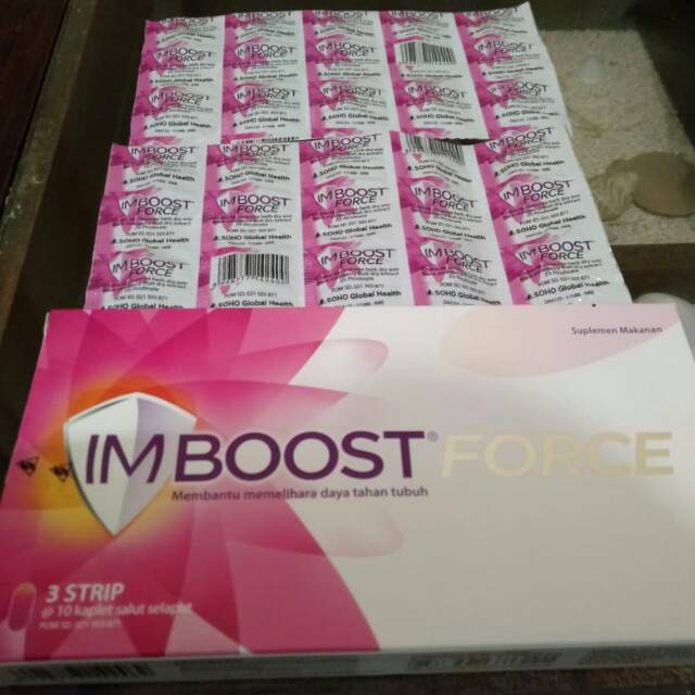 Jual IMBOOST FORCE Daya Tahan Tubuh Im Boost Tablet Imun Suplemen Isi