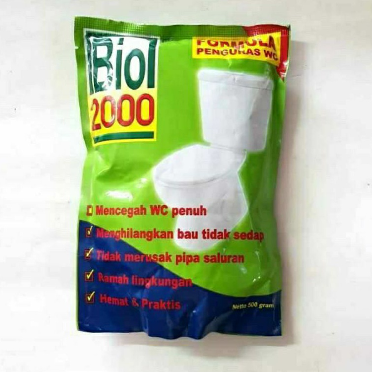 Jual BIO 2000 500GR OBAT ANTI SUMBAT MAMPET WC KLOSET PENUH MAMPAT BAU