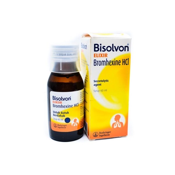 Jual BISOLVON ELIXIR 125 ML PENGENCER DAHAK OBAT BATUK BERDAHAK