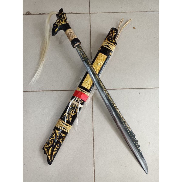 Jual Mandau Lentik Ukuran Jumbo Cm Khas Dayak Kalimantan Shopee