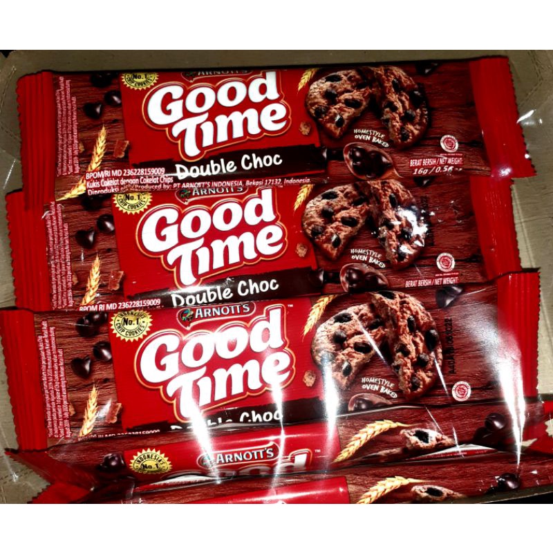 Jual Arnotts Good Time Double Choc 1 Box 12 Pack Shopee Indonesia