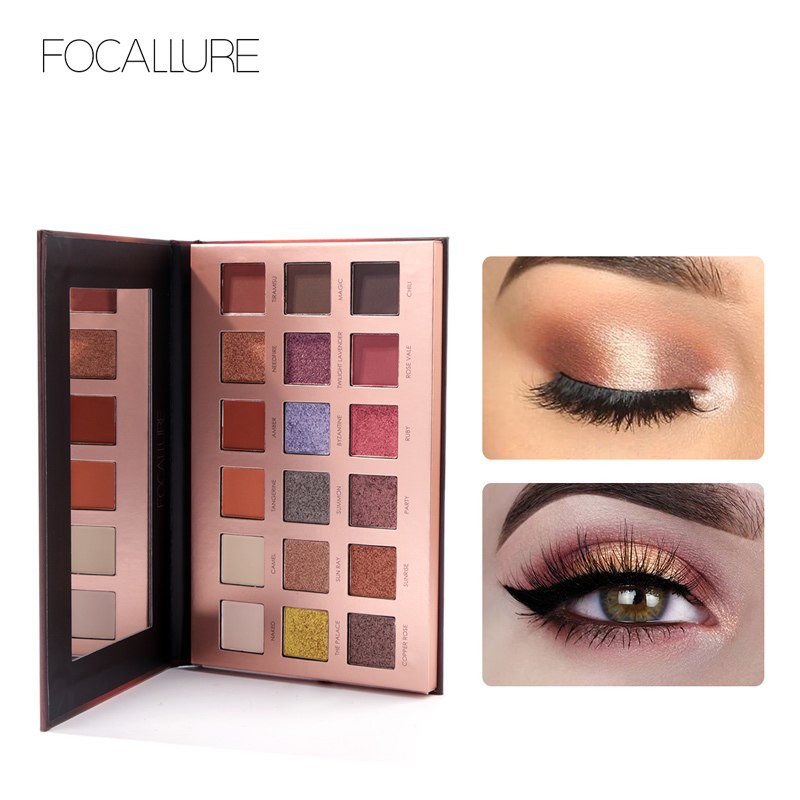 Jual Focallure Eyeshadow Color Palette Bright Lux Neturals Twilight