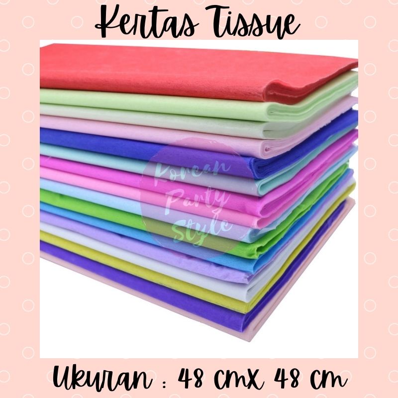 Jual Korean Kertas Tisu Cotton Paper Kertas Tissue Per Lembar Wrapping