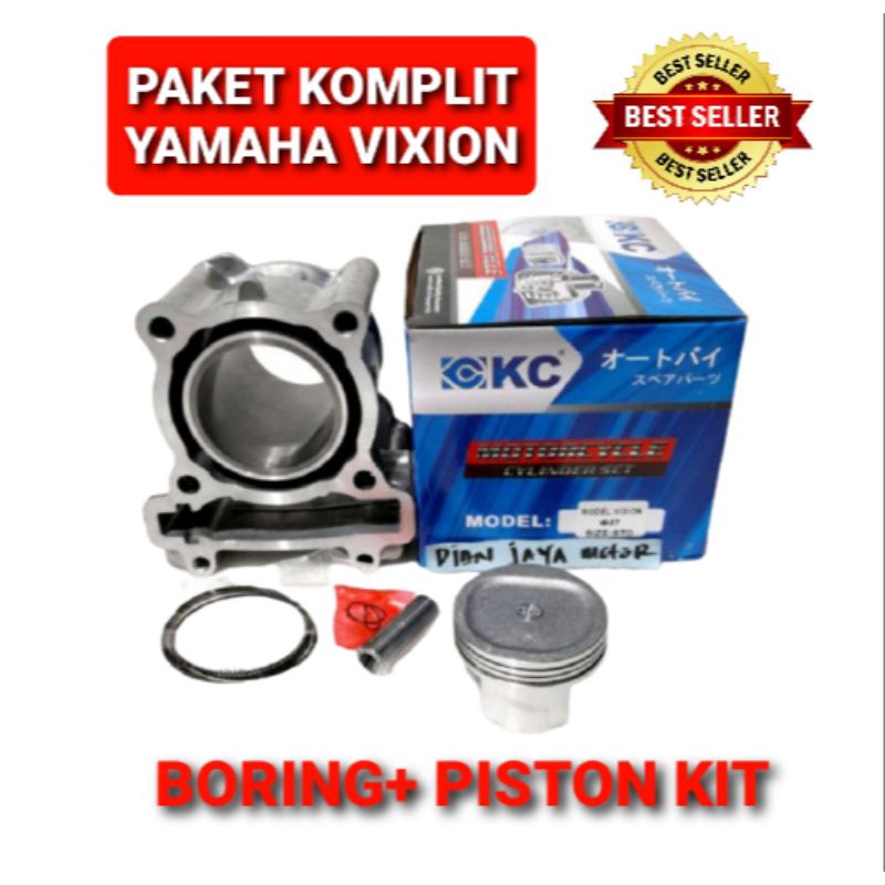 Jual Cylinder Boring Blok Seher Vixion Old New Merek Kc Liner Baja Bisa