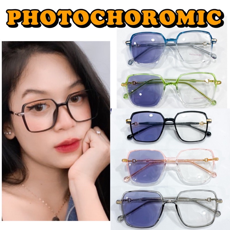 Jual Kacamata Photocromic Frame Berubah Warna Hitam Di Siang Hari Malam