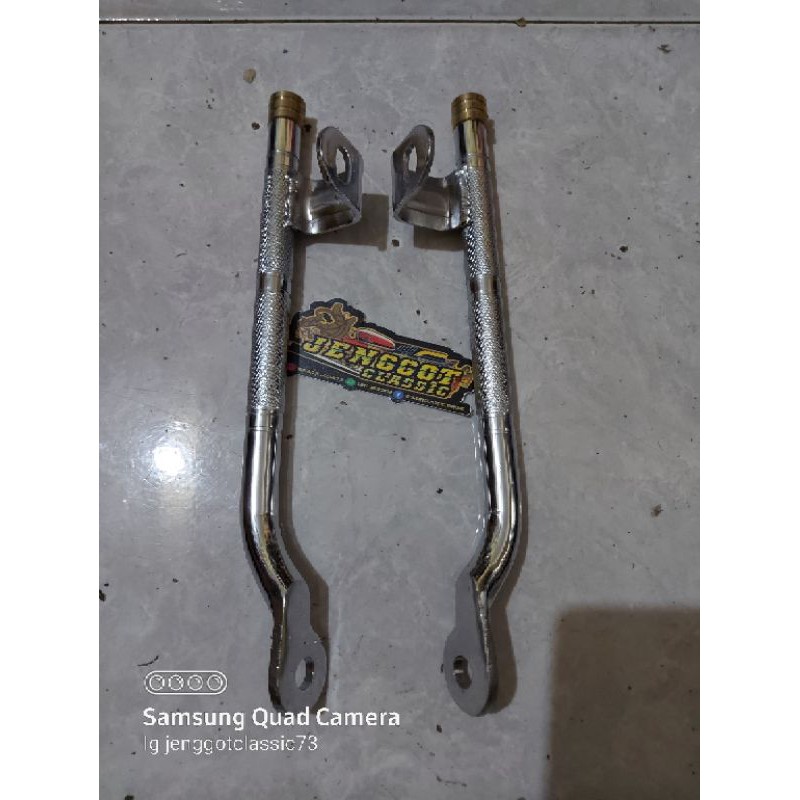 Jual Begel Behel Panjang Cb Kartel Set Kuningan Full Besi Crom Crome