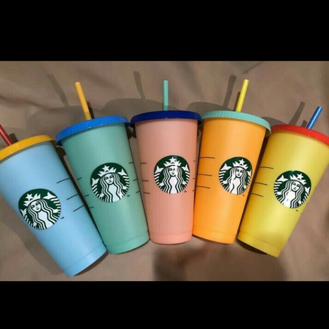 Jual Tumbler Starbucks Reuseable Changing Color Shopee Indonesia