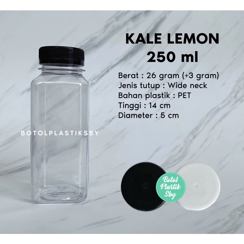 Jual Minimal Order Pcs Botol Kale Lemon Kick Kotak Petak Ml