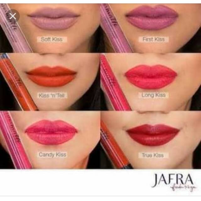 Jual Liquid Matte Lipstick By Jafra Long Kiss Shopee Indonesia