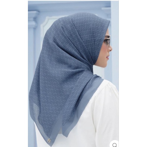 Jual New Buttonscarves Tapis Square Ice Blue Voal Shopee Indonesia