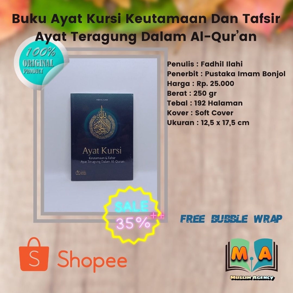 Jual Promo Buku Ayat Kursi Keutamaan Dan Tafsir Ayat Teragung Dalam Al