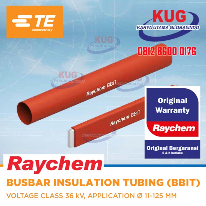 Jual RAYCHEM BBIT 25 10 HEATSHRINK BUSBAR INSULATION TUBING 36 KV