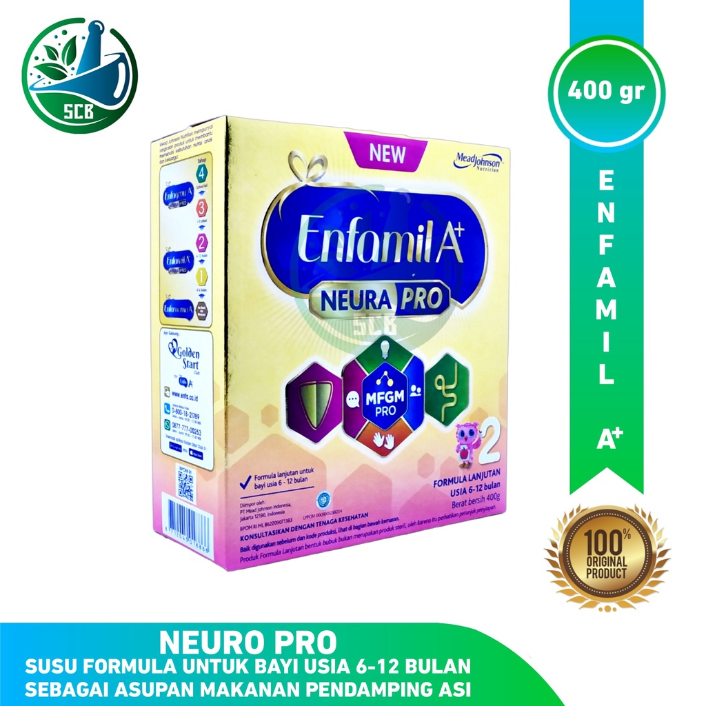 Jual ENFAMIL A Neura Pro Tahap 2 Susu Formula Bayi 6 12 Bulan Plain